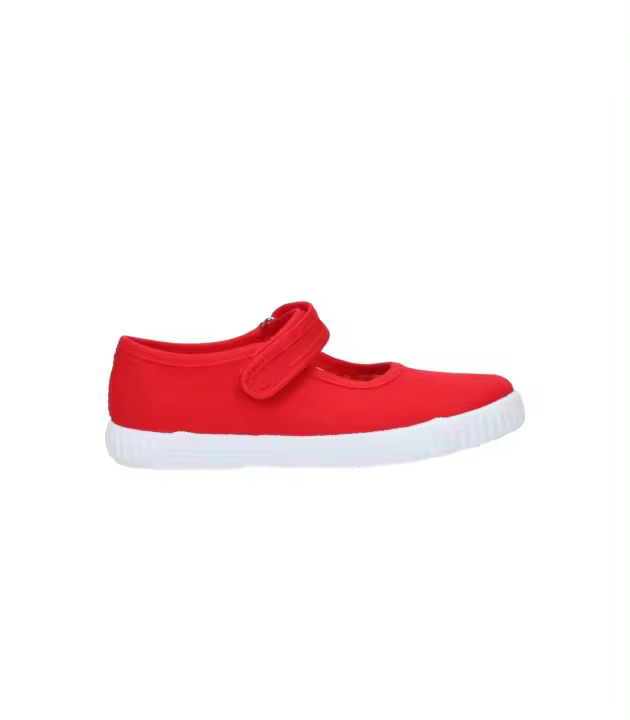 Batilas 51301 Merceditas Lona con Velcro  Niña Rojo - 1