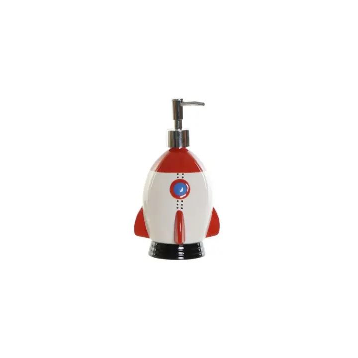 ITEM International - BOTE FRASCO DISPENSADOR DE JABÓN CON FORMA DE COHETE PARA BAÑO - Alta Calidad - 1