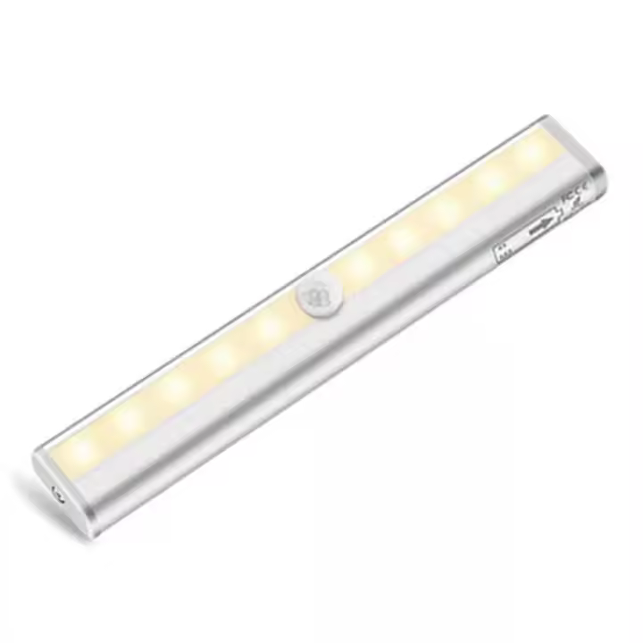 Luz LED Inalámbrica Con Sensor De Movimiento 10 LEDs Para Armario Cocina Pantry Luz Nocturna Automática Para Gabinete Y Cajones - 1