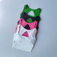 Sudadera Deportiva Para Mujer Push up Fitness Yoga Transpirable Running Vest Gimnasio Wear Top Tubo Bra Female Deporte Top - details 17