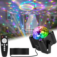 Lámpara De Estroboscopio Con Activación Por Sonido Para Fiestas Y Decoración De Bodas Y Cumpleaños Luz De Escenario Colorida Para Hogar - details 0