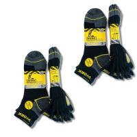 POSETS - Pack 6/12 Calcetines Tobillero de Trabajo Hombre - Calcetines Reforzados en Talón y Punta, Costuras Anti-Rozaduras - Colores Surtidos - Fabricado en España - Talla 41-46 - details 1