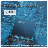 Reloj Digital 8001-EN Con Mostrador De Temperatura Humedad Y Alarma De Doble Modo Visualización De Día Semana Y Mes - details 19
