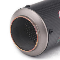 Escape De Motocicleta Modificado Muffler Pipe Para MT07 R1 ER6N CBR250R Nmax Tmax530 Msx125 Scooter Pit Bike Dirt Motocross Universal - details 4