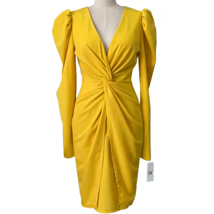 VESTIDO MIDI CREPE SCUBA LARGO 95CM - 1