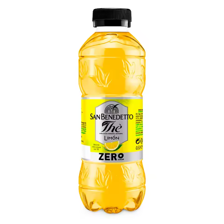 SAN BENEDETTO TÉ ZERO SABOR LIMÓN  -12 UNIDADES- - 1