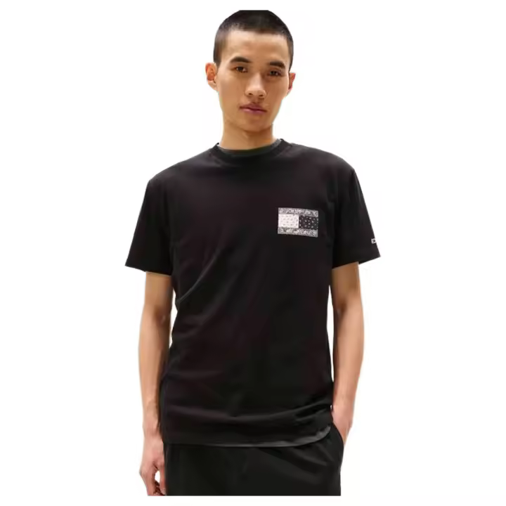 Camiseta de Manga Corta Tommy Jeans  para hombre en color negro - 1