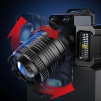 Linterna Frontal LED Recargable Con Sensor De Movimiento Para Camping Y Pesca Luz De Banda Potente Impermeable 3 Modos De Iluminación 5 Estilos - details 5