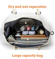 Bolso Multifuncional Para Mamá Bolsa De Mano Con Diaper Para Bebé Bolsa De Maternidad Para Deporte Yoga Y Gimnasio - details 2