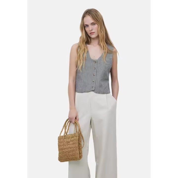 Yerse - 42928_042 - Bolso Tipo Bandolera De Rafia Natural - 1