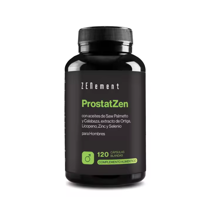 ProstatZen con aceites de Sabal y Calabaza, extracto de Ortiga, Licopeno, Zinc y Selenio - 120 Cápsulas blandas - 1