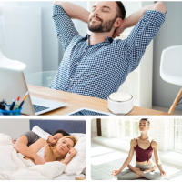 Máquina De Ruido Blanca Para Dormir Con 7 Colores Luz Nocturna 34 Sonidos Soothing Y Timer Para Bebé De 0 a 24 Meses - details 6