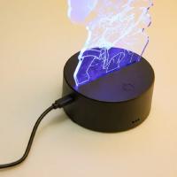 Lámpara De Escritorio LED Creativa Con Ilusión De 3D De Groot De Guardians of the Galaxy Luz Nocturna Cambiante De 7/16 Colores Regalos Para Niños - details 7