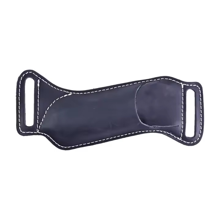 Funda De Cinturón Vintage En Cuero Genuino Para Cuchillo Plegable Y Mini Cuchillo De Bolsillo RIYAO Estuche De Cuero Vacío Para Herramientas Al Aire Libre - 1