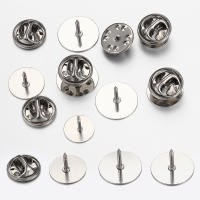10pcs Base De Broche De Mariposa En Acero Inoxidable Para Cufflink Y Corbata Accesorios De Joyería Componentes Obsoletos - details 7