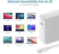 Cargador con Cable USB C a CUSB C 2m 87W para Macbook Pro, Adaptador de Corriente Cargador para Mac USB C Macbook Air Pro 2016 2017 2018 2019 2020, Mac Book 13 15 Pulgadas Tipo C Adecuado PC Portatil - details 1