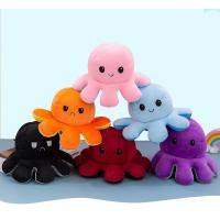 Juguetes reversibles de doble cara de la felpa del pulpo, pulpo reversible - details 1