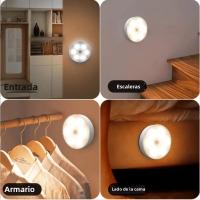 Lámpara De Noche Sensor De Movimiento LED Inalámbrica Para Dormitorio Escaleras Armario Y Decoración De Habitaciones Incluye Batería Recargable - details 9