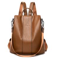 Mochila De Piel antirobo para Mujer, vintage Bolso de Hombre, mochila Viaje Alta capacidad - details 1