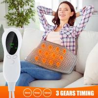 Manta Electrica，Manta de calefacción eléctrica para terapia, almohadilla térmica para alivio del dolor de espalda, cuerpo, Abdomen, invierno, 220V - details 3