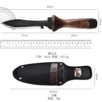 Shovel Multifuncional Para Camping Y Jardín Con Mango De Nogal Herramienta De Tierra Y Aereador De Verduras Para El Uso Doméstico - details 10
