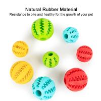 Bola De Goma Para Perros Y Gatos Juguetes Interactivos Resistentes Al Masticar Adecuado Para Pequeños Y Grandes Perros Y Puppies Limpiador De Dientes - details 4