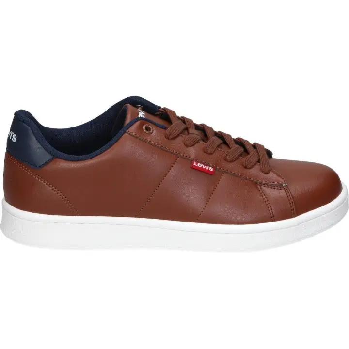 LEVI'S | Zapato Casual Levi’s Bell para Hombre – Zapato en Color Marrón Cognac – Zapatos con Cordones – Estilo Casual – Cómodos y Versátiles – Combinables - 1