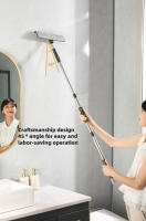 Limpia Ventanas Extensible 72-226CM Herramienta De Limpieza Doméstica Con Escobilla De Limpieza De Vidrio Y Raspador De Silicona Mango De Aluminio Para Baño Y Cocina - details 6