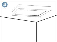 LED ATOMANT Plafón LED Cuadrado de Superficie 30x30cm 24W, CCT (Selector de Color Blanco Cálido, Neutro y Frío), 2200 Lúmenes, Driver Incluido, Instalación Rápida y Limpia, Ideal para Cocinas, Pasillos u Oficinas - details 5