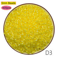 Perler Fuse Bolas De Fusión 5mm 500pcs Hama Juguete Educativo Para Niños Y Niñas DIY Pegboards Rompecabezas Inteligencia Educativa Craft De Pixels Juguetes Cilindros - details 2