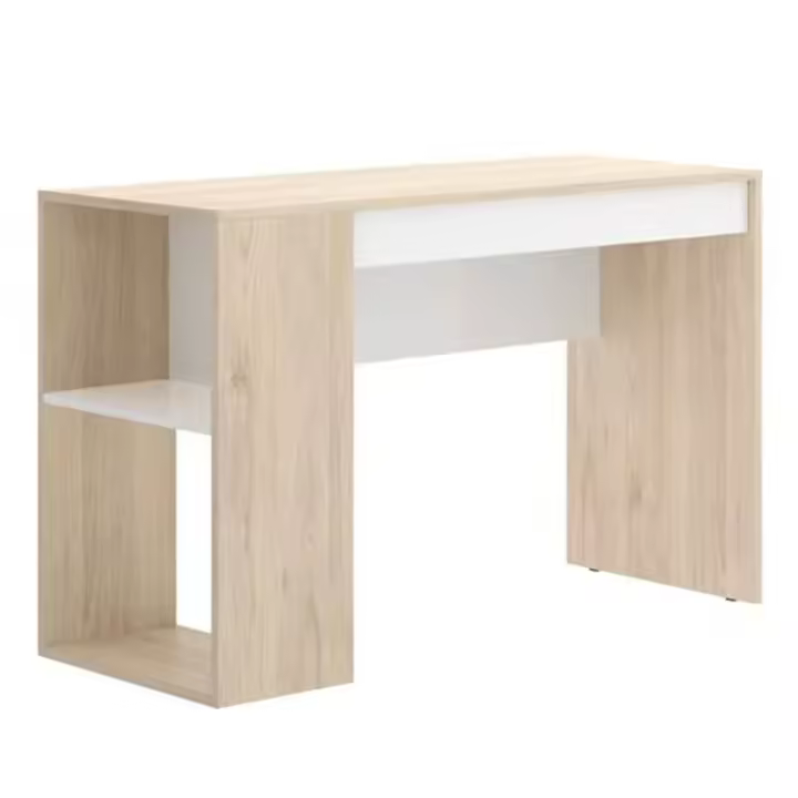 Escritorio Teo con estante + 1 cajón 74,5x115x50 cm - 1