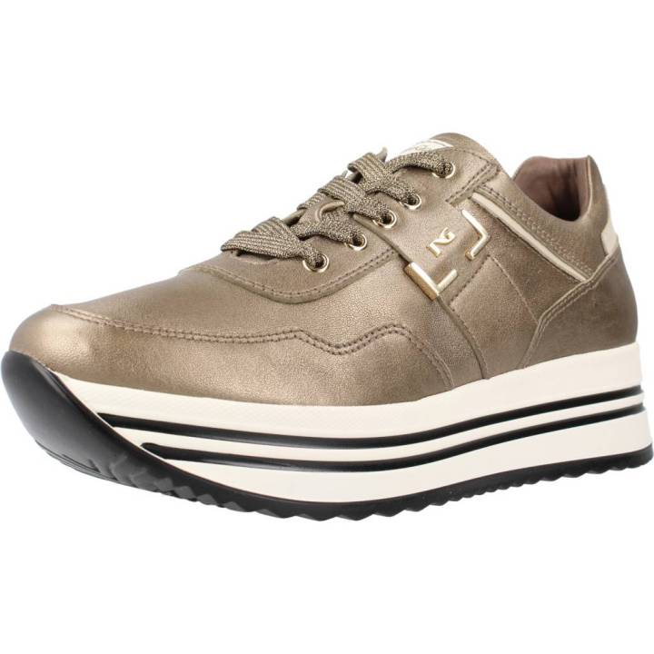 Sneakers Donna in Pelle e Camoscio Nero Calzature