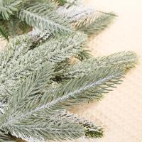 10PCS Ramas De Pino Artificial Para Navidad Árbol De Navidad Decoración De Fiesta Guirnalda De Pinos Con Nieve Regalos Para Decoración De Ambientes - details 1
