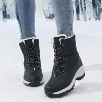 Botas De Invierno Para Mujer Botas De Nieve Impermeables Antideslizantes Con Plataforma Chunky Abrigadas Zapatos De Mujer Tallas Grandes Casual - details 3