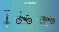 Bicicleta Electricos Adultos Plegable Freestyle KuKirin V1 Pro con neumáticos 20 ", BateríA De Bicicleta EléCtrica 48V 7.5Ah motor 350W, velocidad máxima 45km/h, autonomía 45km, carga máxima 120kg, freno disco dual + freno eléctrico con cesta delantera - details 12