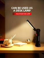 Linterna LED Recargable USB Para Camping Con Imán Y Gancho Impermeable Modo De Iluminación Adecuado Para Trabajo Nocturno - details 2