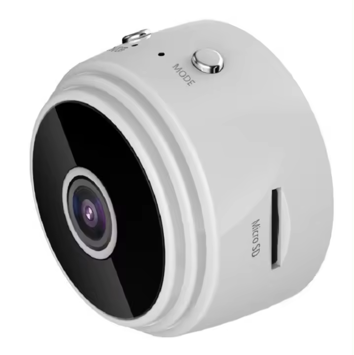 Vigilancia de seguridad en el hogar, Cámara WiFi con audio (Blanco) - 1