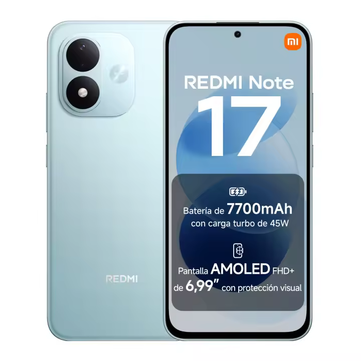 Oficial | REDMI Note 17, potente Snapdragon® 6s 4G Gen 2, pantalla AMOLED FHD+ de 6,99" con protección ocular, batería de 7700 mAh con carga turbo de 45 W - 1