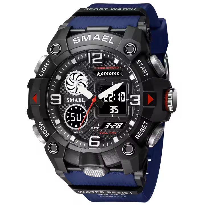 Smartwatches Reloj digital al Aire Libre, 50M Impermeable,Hombre Reloj Digital Deportivo - 1
