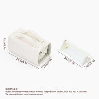 Bolso De Maquillaje Desmontable 4 En 1 Transparente Con Varios Compartment Plegable Para Viajes Y Exteriores Almacenamiento De Cosméticos - details 9