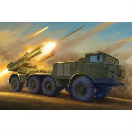 TROMPETER 01026 RUSSIAN 9 P140 TEL DE 9 K57 URAGAN SYSTEM DE LANZAMIENTO MÚLTIPLE 1/35 - 1