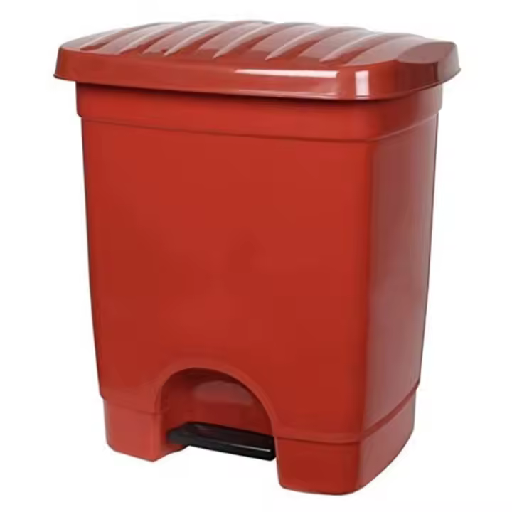 Cubo de Basura Pedal 35L Plastico Reciclado 40X33X47cm - 1