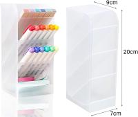 4 Piezas Portalápices Multifunction, Organizador de Escritorio para Lápices,Lapiceros para Libro, Organizador de Pluma para - details 0