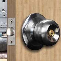 Perilla De Puerta Rotativa De Aleación De Aluminio 1 Pieza Con Llave Para Habitaciones Salones Baños Montaje Fácil 35-45mm - details 8