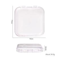 Caja De Uñas Vacía De 10 Piezas En Forma Cuadrada Para Empaque De Uñas Postizas Y Tips De Uñas Pequeña Para Negocios En Línea - details 2
