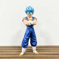 Figura De Acción Dragon Ball 31cm Vegetto Postura De Abrazo Al Pecho Super Saiyan Figura Gk Pvc Modelo Estatua Regalo De Navidad Para Adolescentes Y Adultos - details 1
