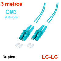 Latiguillos Fibra optica LC-LC Multimodo OM3. Duplex. TRICOM - details 1