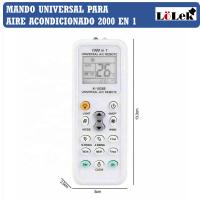 Mando Universal para Aire Acondicionado 2000 en 1 LoLek | Compatible con Samsung, LG, Daikin y más | Control con Pantalla Digital y Fácil Configuración | Repuesto para Hogar u Oficina | Compatibilidad con Múltiples Marcas - details 2