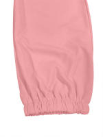 Women's Casual Workwear Sweatpants High-Waisted Loose Fit Solid Color with Belt And Pockets mid Waist Ankle-Length Polyester - details 5