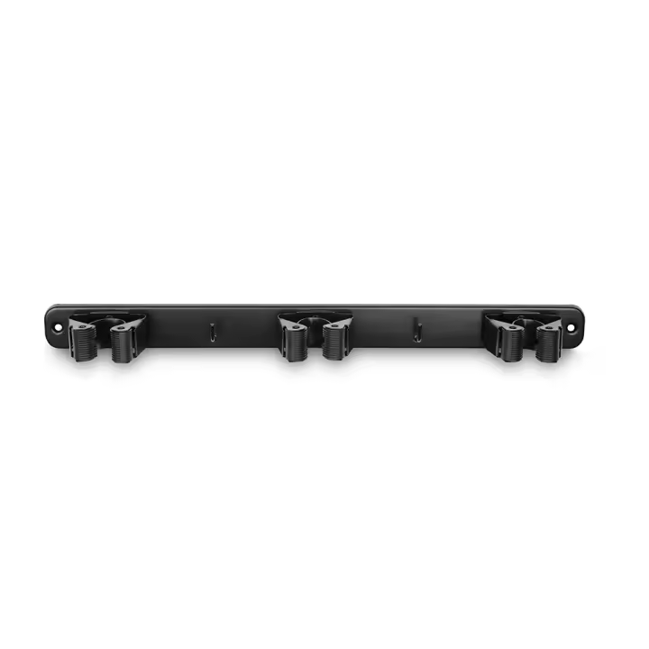 COLGADOR ESCOBAS NEGRO 3034-3 INOFIX - 1